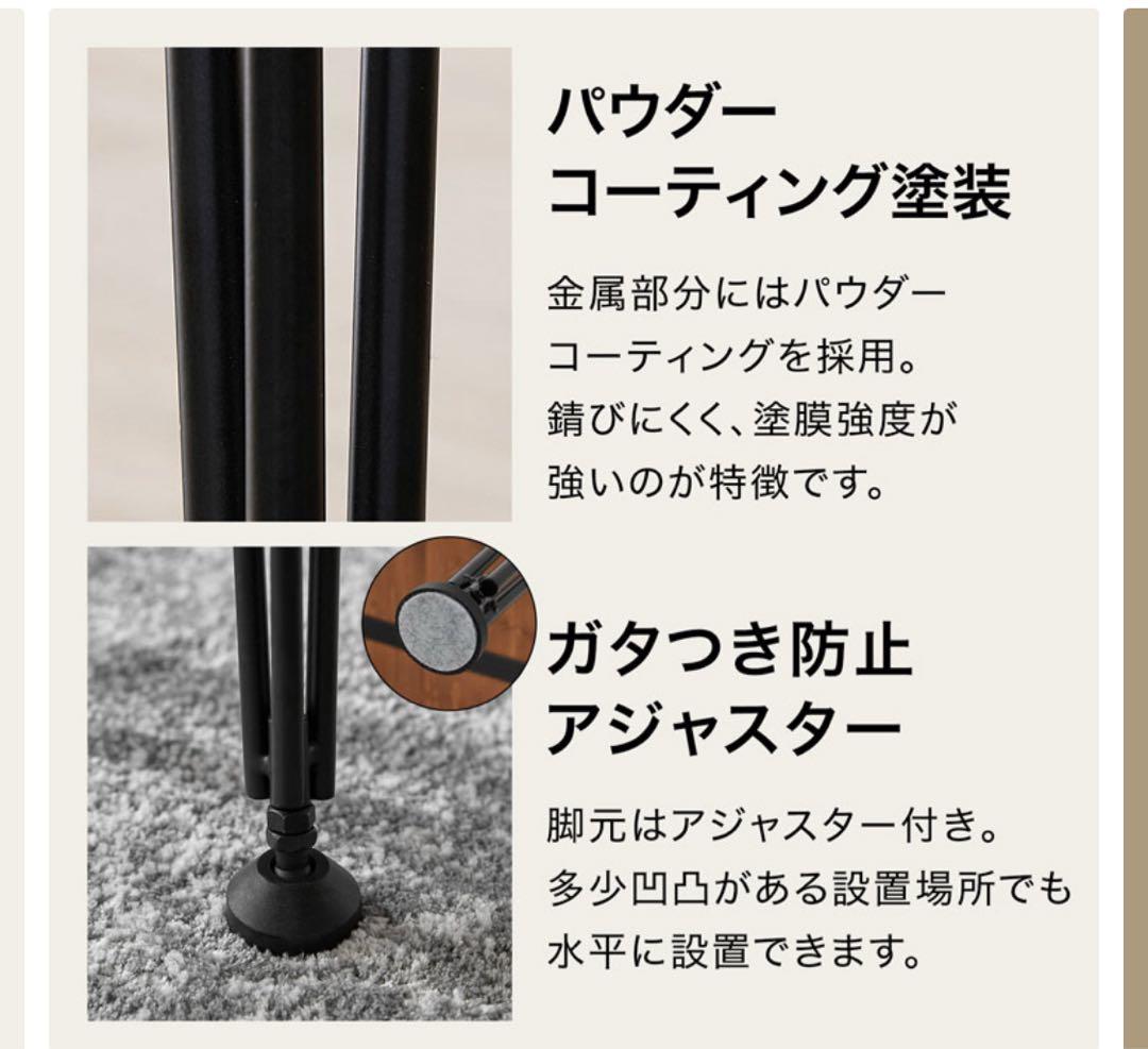 【幅120cm】LOWYA ダイニングテーブル 天然木 ヴィンテージ風【送料込】