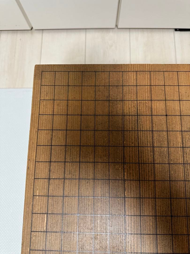 【高級セット】国産 極厚 囲碁 本榧 ヘソ 脚付き 青山基盤店 5寸8分