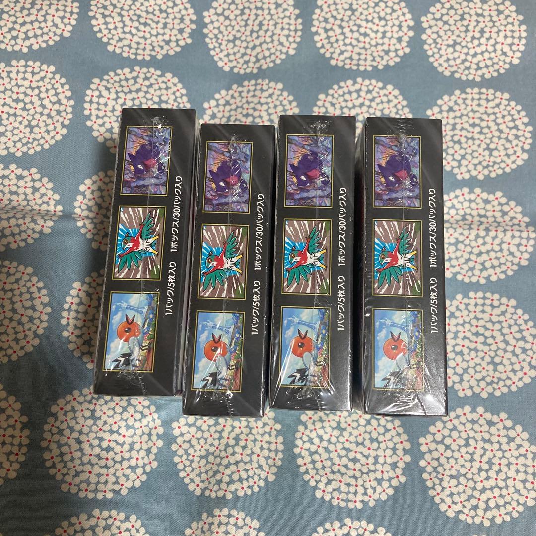 ポケモンカードゲーム ムニキスゼロ 4BOX シュリンク付き