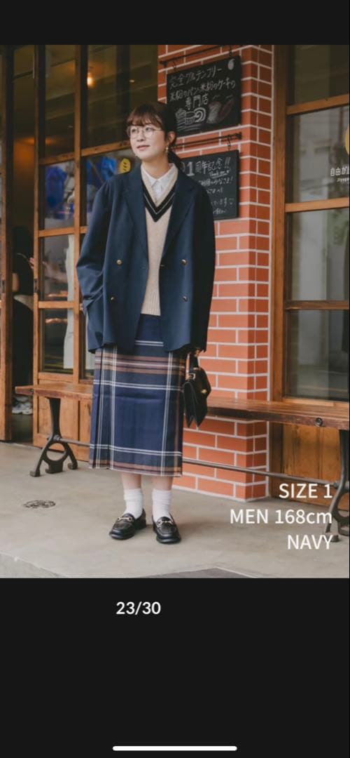 ジャケット・アウター UNFOLK 22 4B relax double blazer