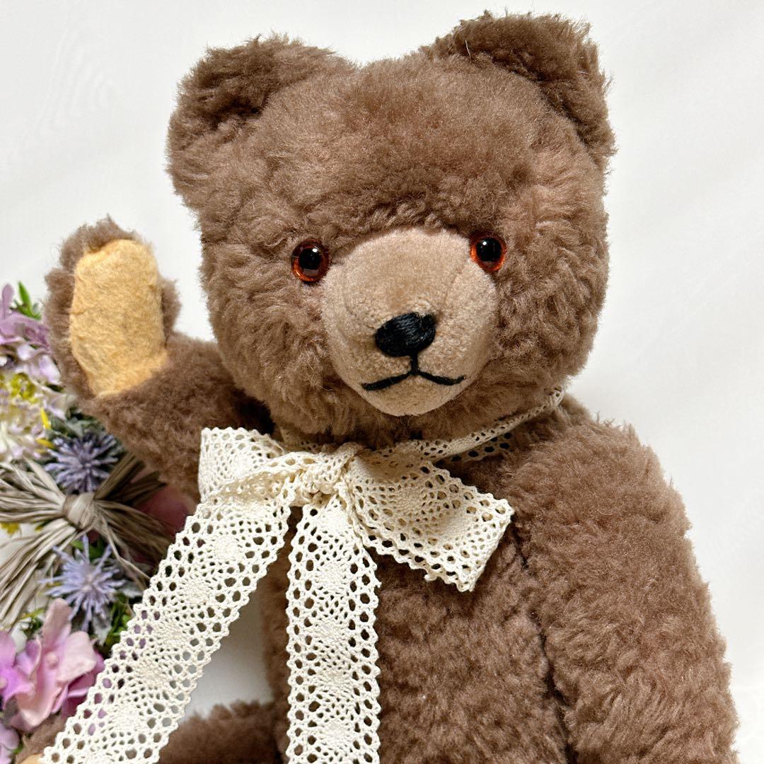 まんまる君 様❤️大きめ　ブラウンドイツベア❤️ アンティークベア　テディベア