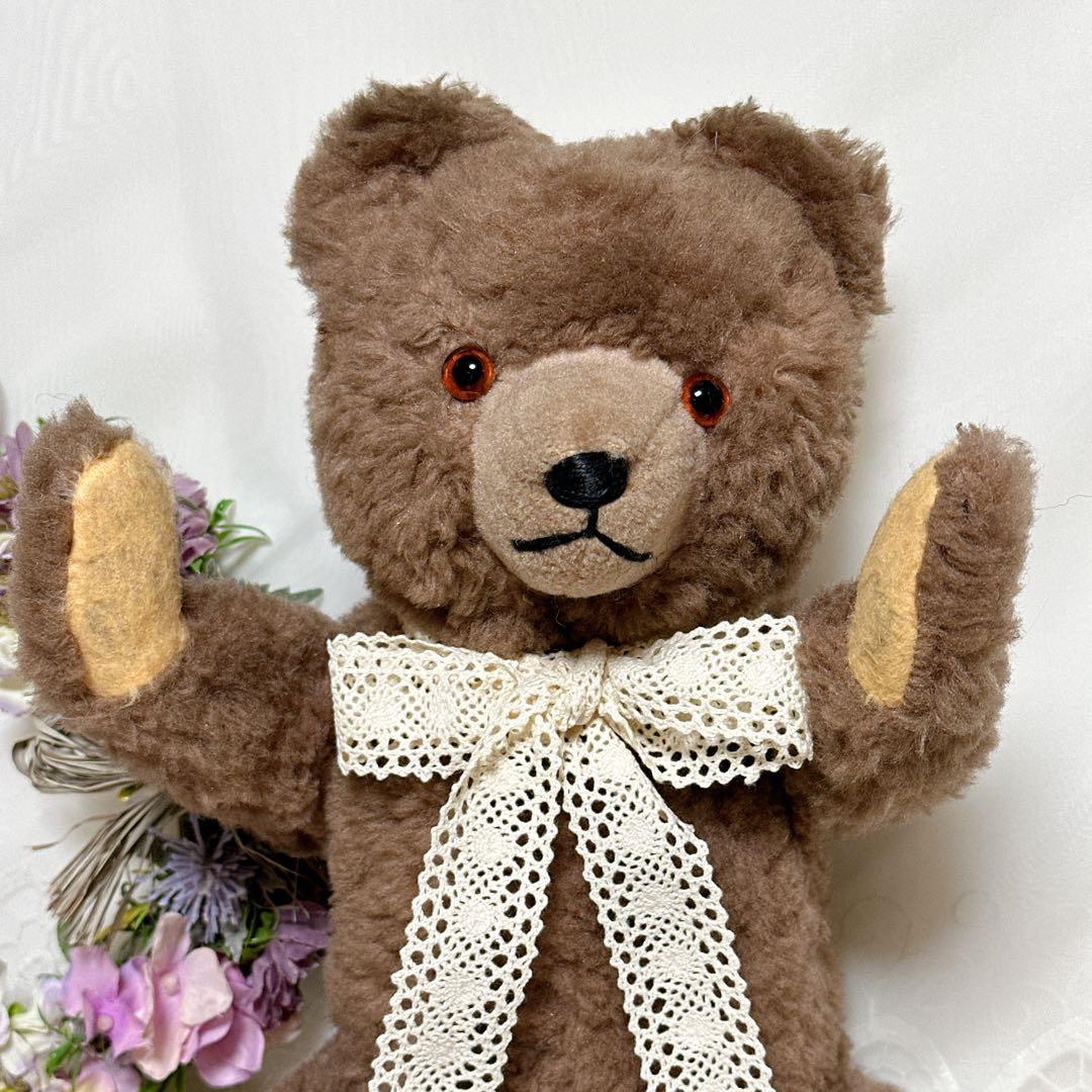 まんまる君 様❤️大きめ　ブラウンドイツベア❤️ アンティークベア　テディベア