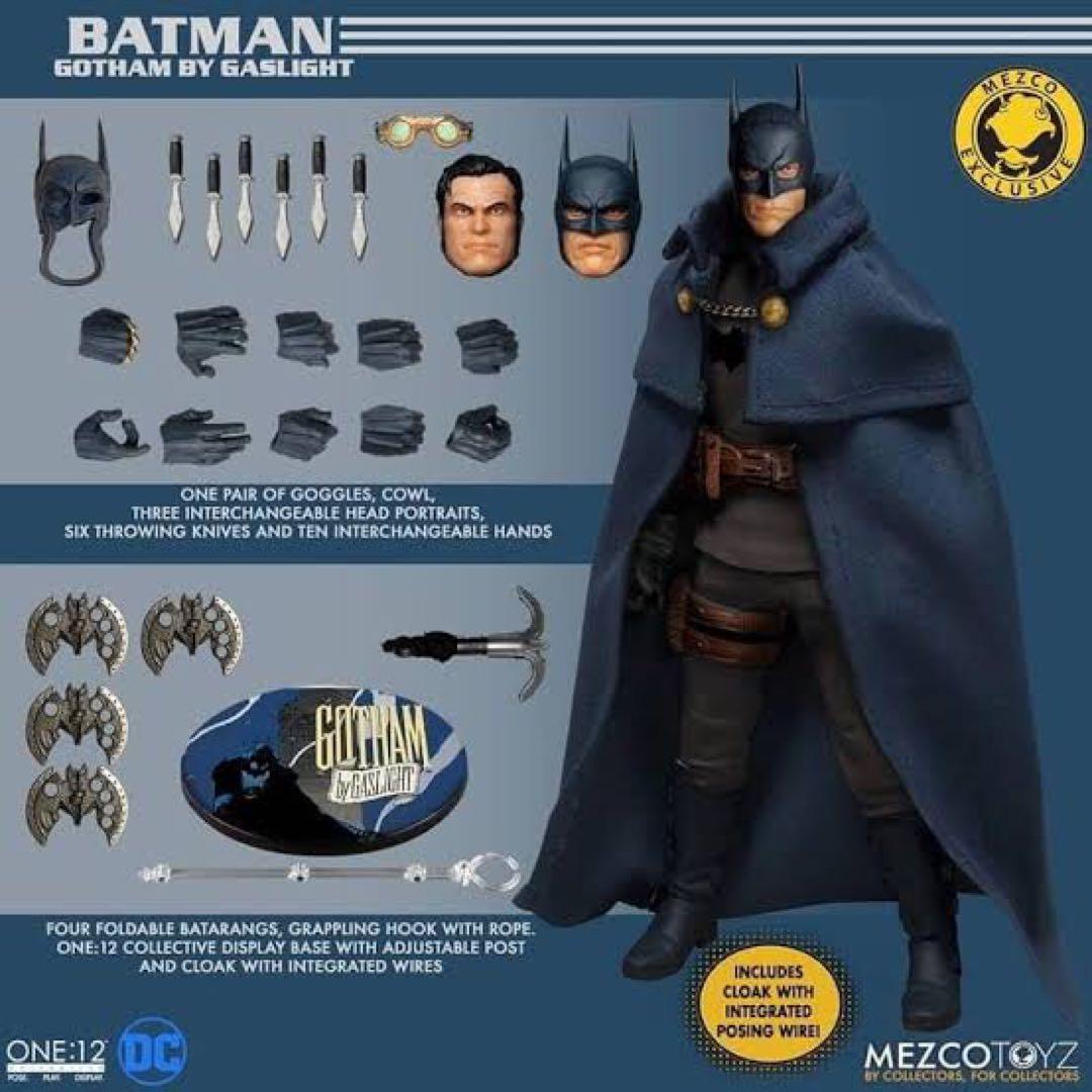メズコ　ワン12コレクティブ　バットマン ガスライト　フィギュア　限定品 One:12 Collective Batman: Gotham by Gaslight | Mezco Toyz