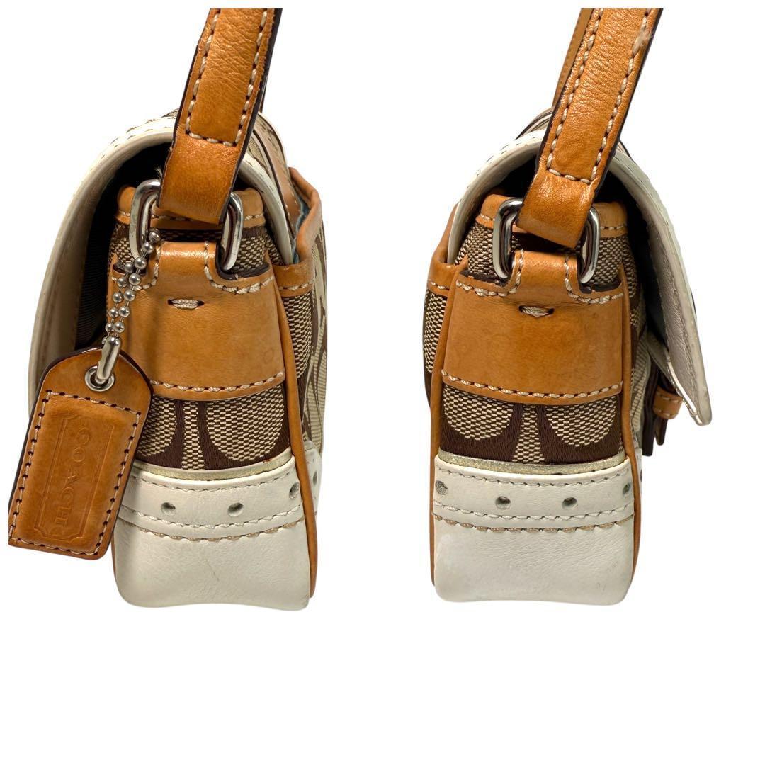 《入手困難》coach ショルダーバック ソーホー キャンバス レザー y2k