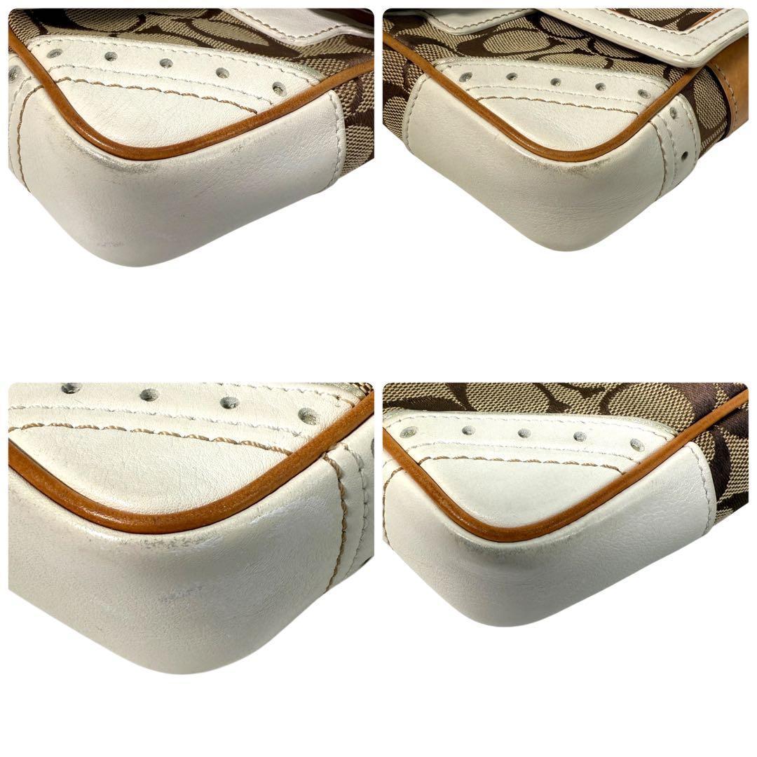 《入手困難》coach ショルダーバック ソーホー キャンバス レザー y2k