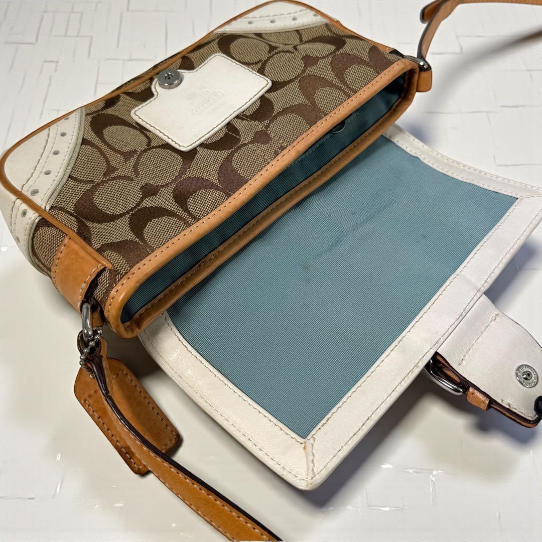 《入手困難》coach ショルダーバック ソーホー キャンバス レザー y2k