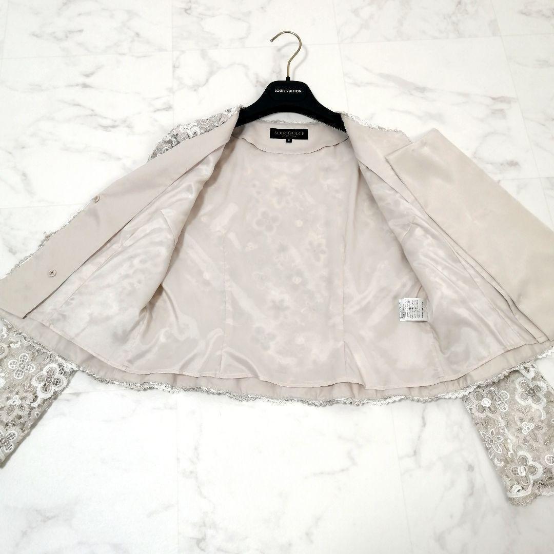 極美品✨ ソワール ドルチェ　マザードレス　セット　総レース　マキシ　11　高級