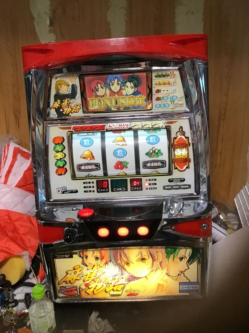 パチスロ実機 麻雀物語(4号機)