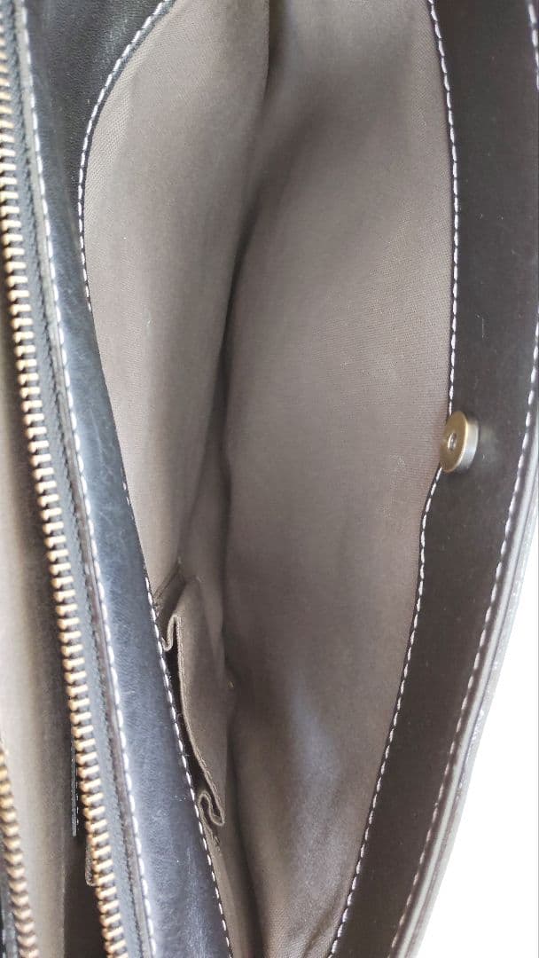 防水レザー　ブリーフケース