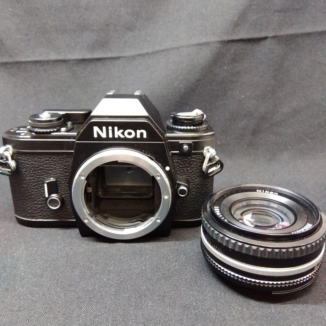 Nikon EM一眼レフカメラ レンズ付き - メルカリ