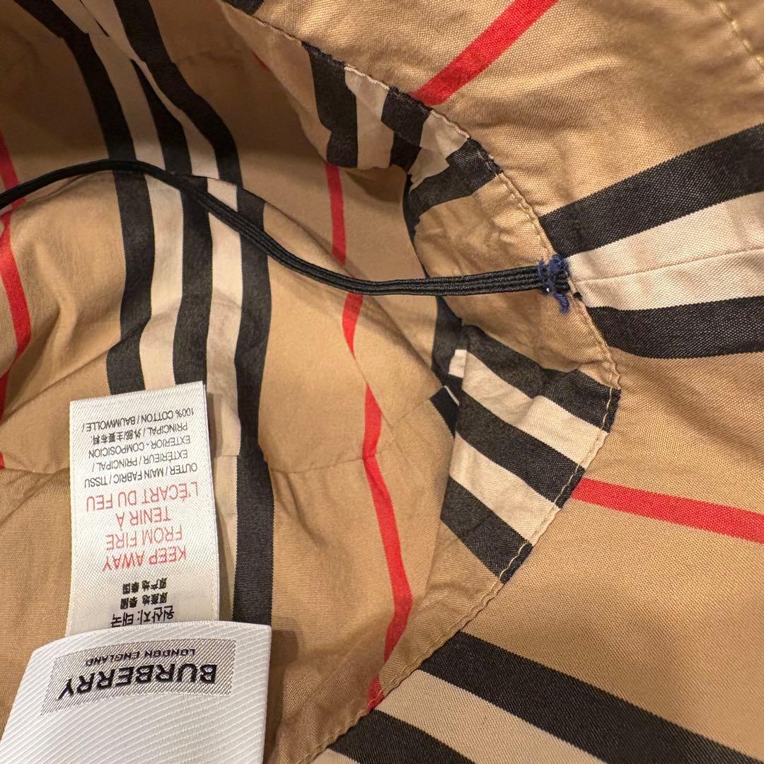 BURBERRY✨チェック柄 バケットハット 6M-9M BURBERRY 6M チェック柄