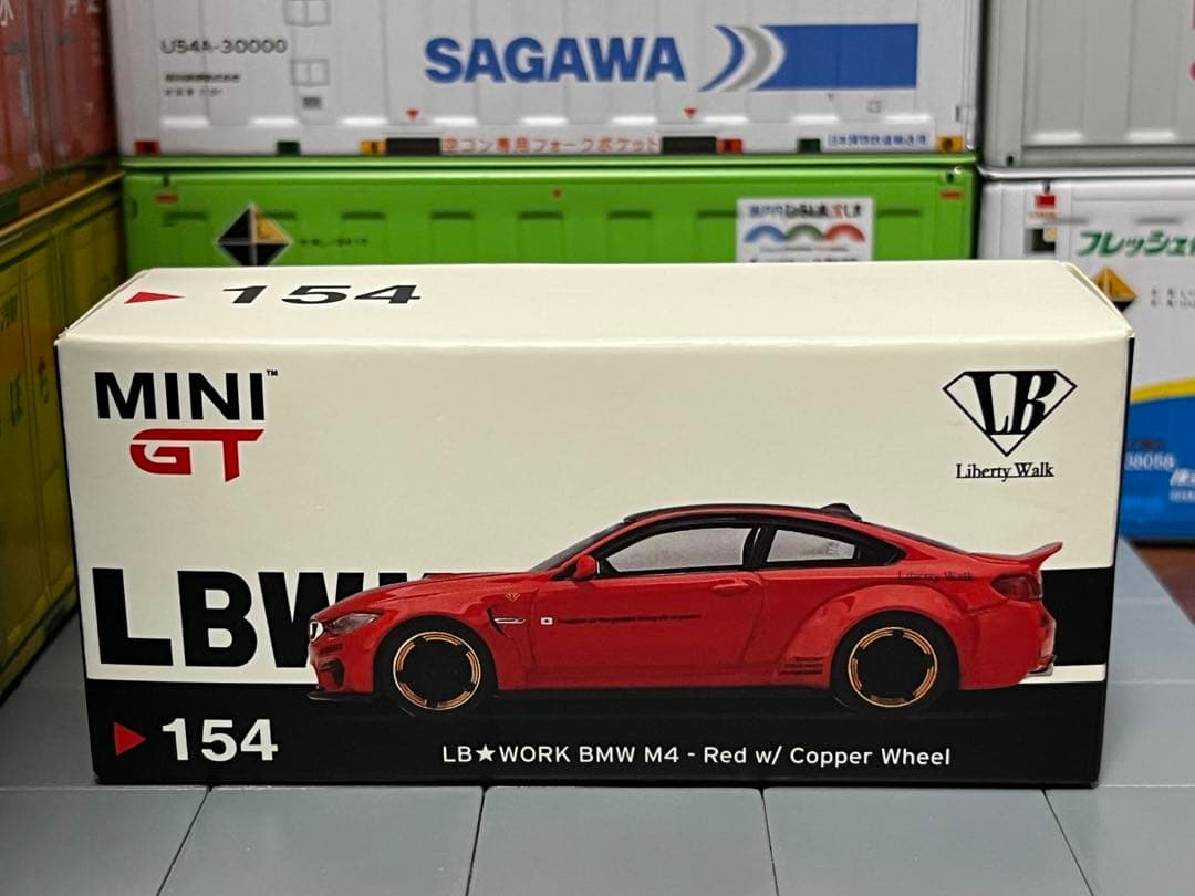 ★MINIGT LB WORK BMW M4 ホットウィール BMW M3
