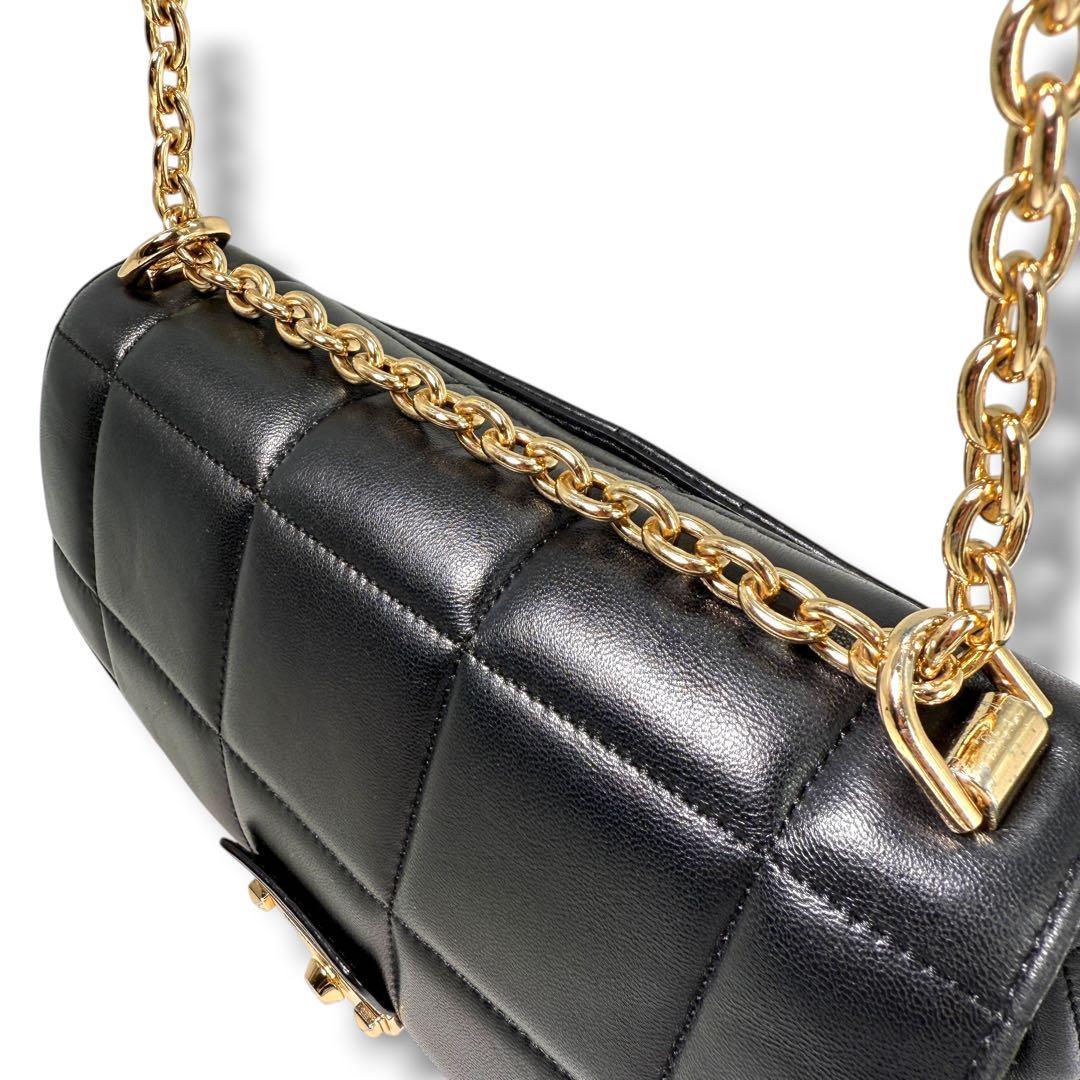 《極美品》マイケルコース チェーン ショルダーバッグ キルティング レザー