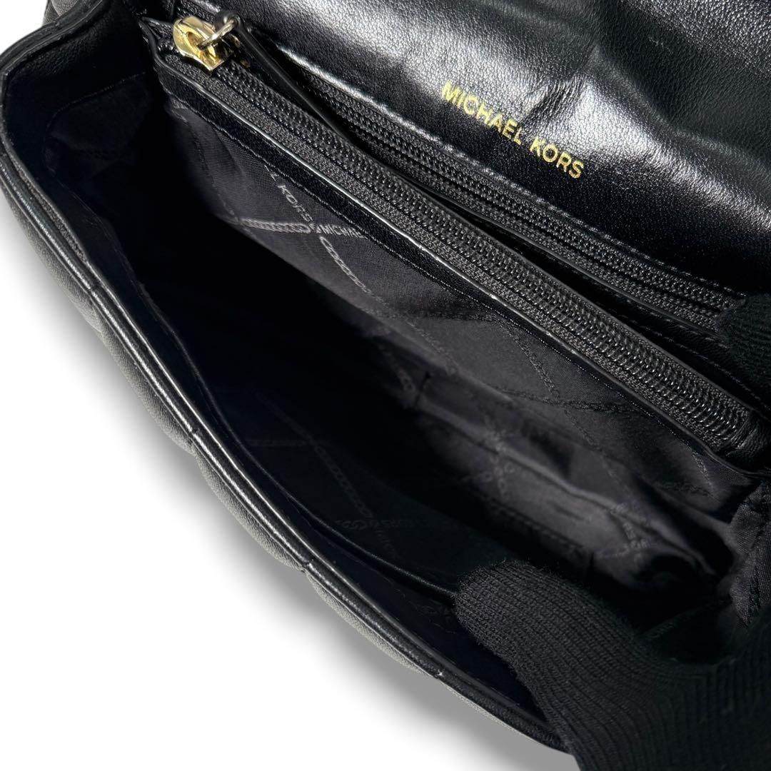 《極美品》マイケルコース チェーン ショルダーバッグ キルティング レザー