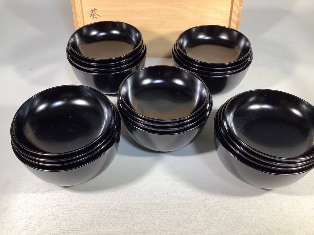 真塗　小丸椀　葵春　茶会席　茶道具　送料無料　2