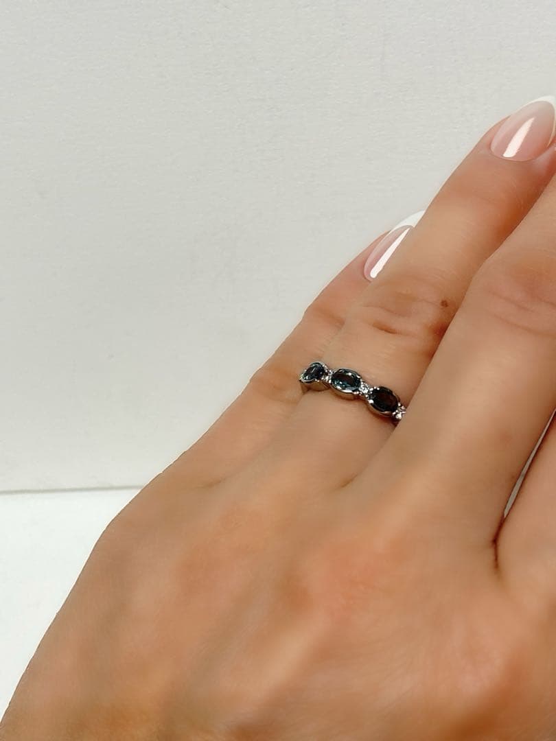 に*-様 アレキサンドライト プラチナファッションリング ダイヤモンド #12