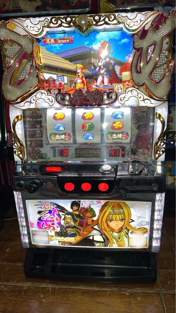 パチスロ実機 戦国乙女 剣裁に舞う白き剣聖 戦国乙女白き剣聖