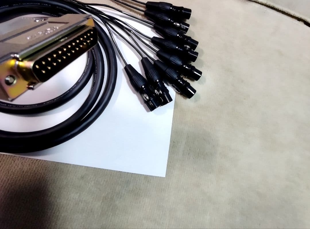 MOGAMI 2932 モガミ D-Sub25→XLRコネクター メス 2m