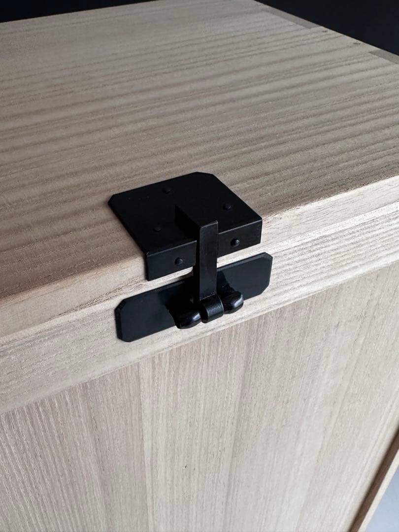 茶道具 利休好 桐木地 旅箪笥 茶会 野点 稽古 ほぼ未使用 棚