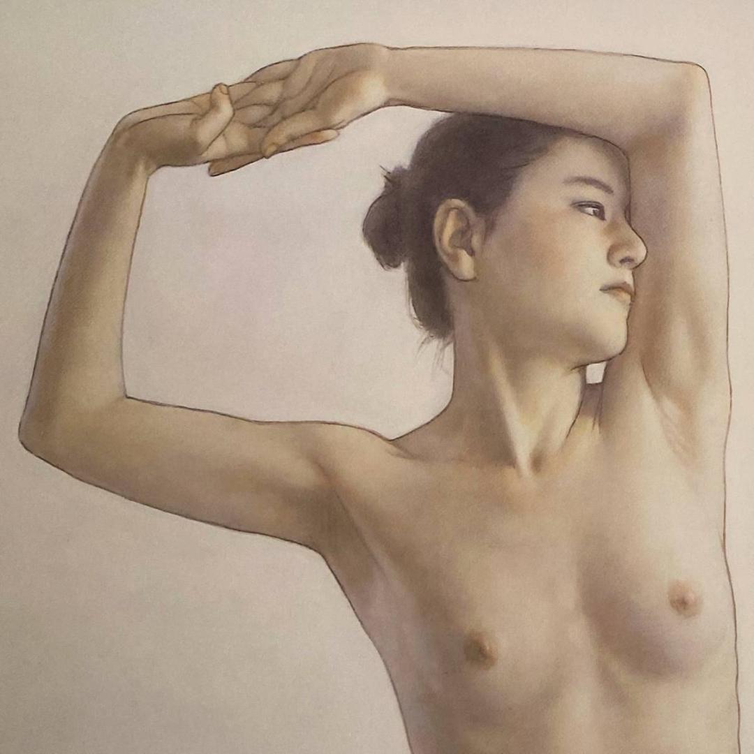 高塚省吾、【白南風】、希少な額装用画集画、新品高級額 額装付、状態良好