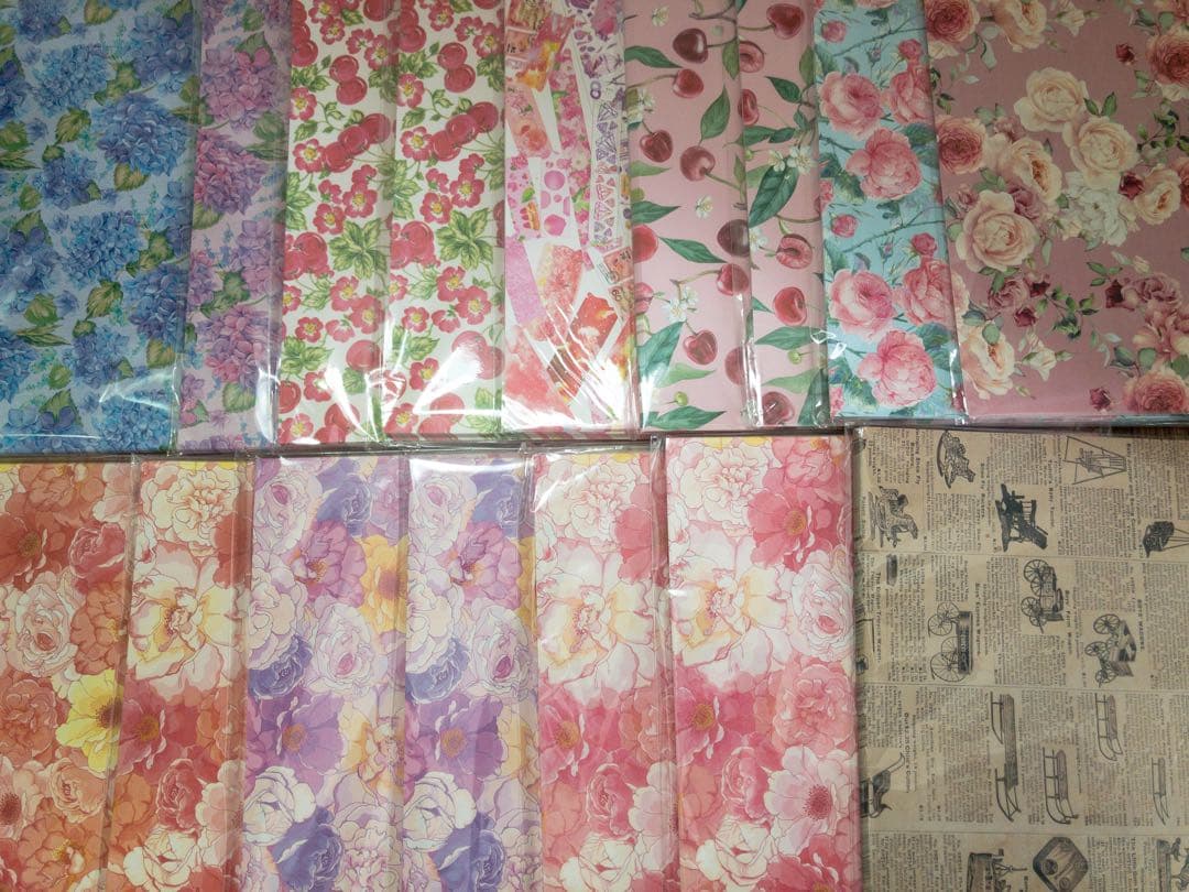 □A4 デザペ おまかせ50枚□A ランダム デザインペーパー 国内 海外作家