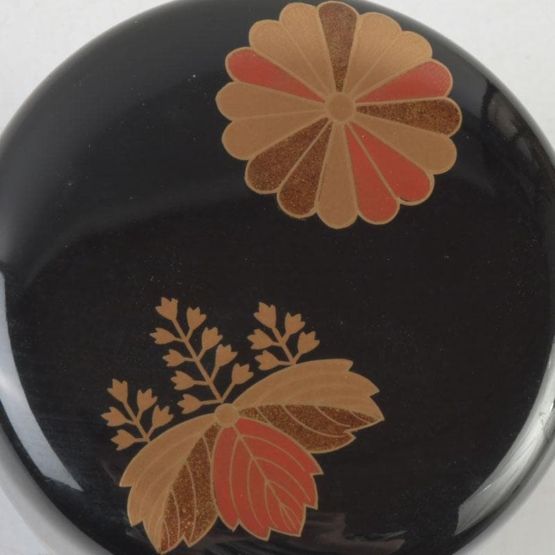 茶道具 松村建作 高台寺蒔絵 内金溜 棗 共箱 V 9287 - メルカリ