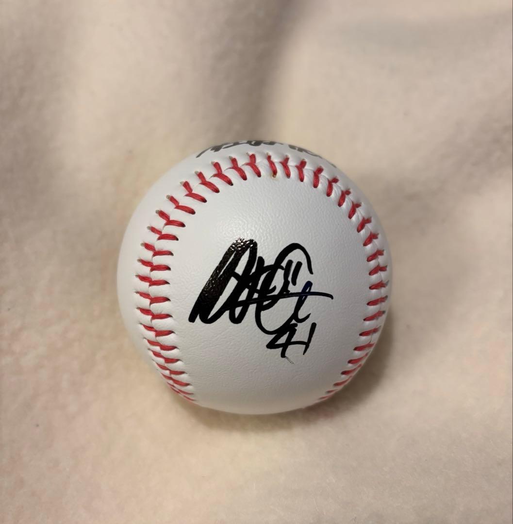 オリックス・バファローズ 佐藤龍月 直筆サインボール 2026 キャンプ