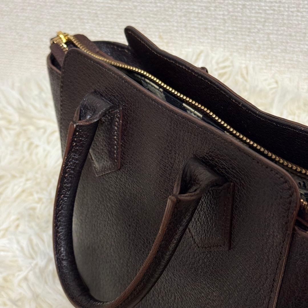 【美品】ヴィヴィアン　ハンドバッグ　2way　ブラウン　ショルダーバッグ　金具