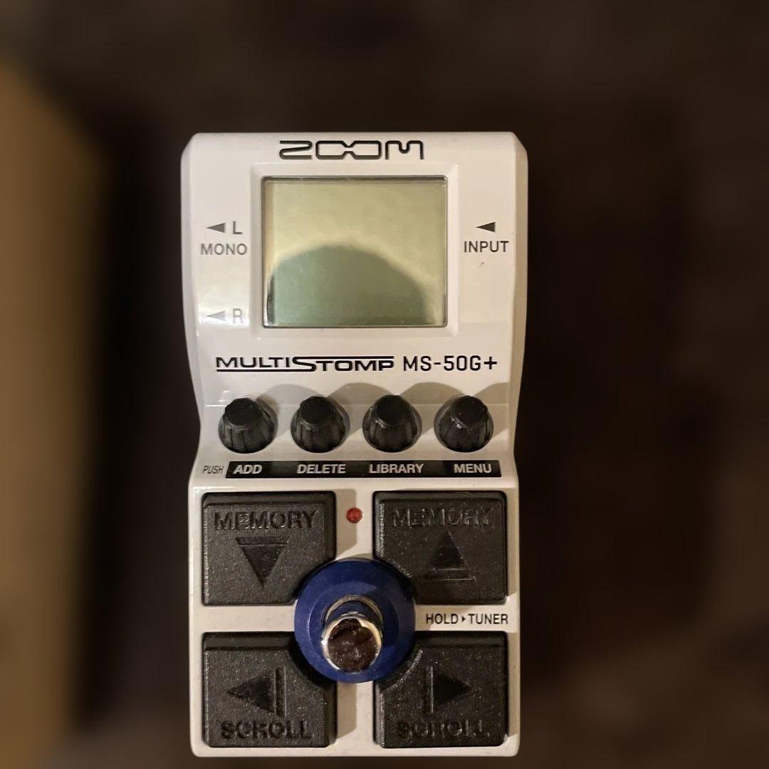 ギター ZOOM MULTISTOMP MS-50G+ Zoom MS-50G+ Multistomp Guitar Effects Pedal White | Guitar Center
