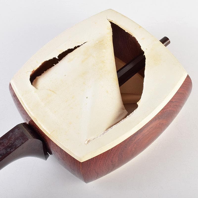 和楽器 弦楽器 唐木紫檀棹 金細三味線 ハードケース付 M R9317B - メルカリ