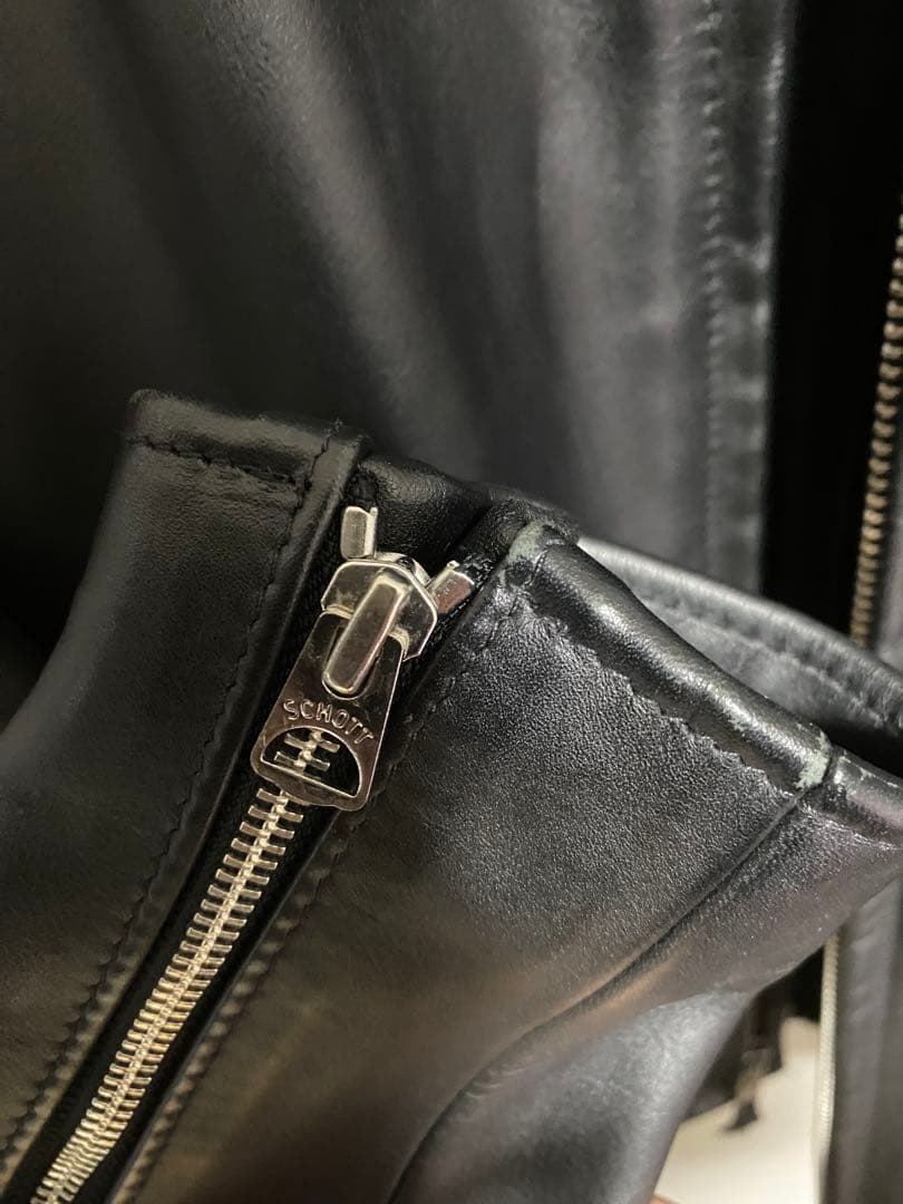 Schott レザー シングルライダースジャケット サイズ40 64109
