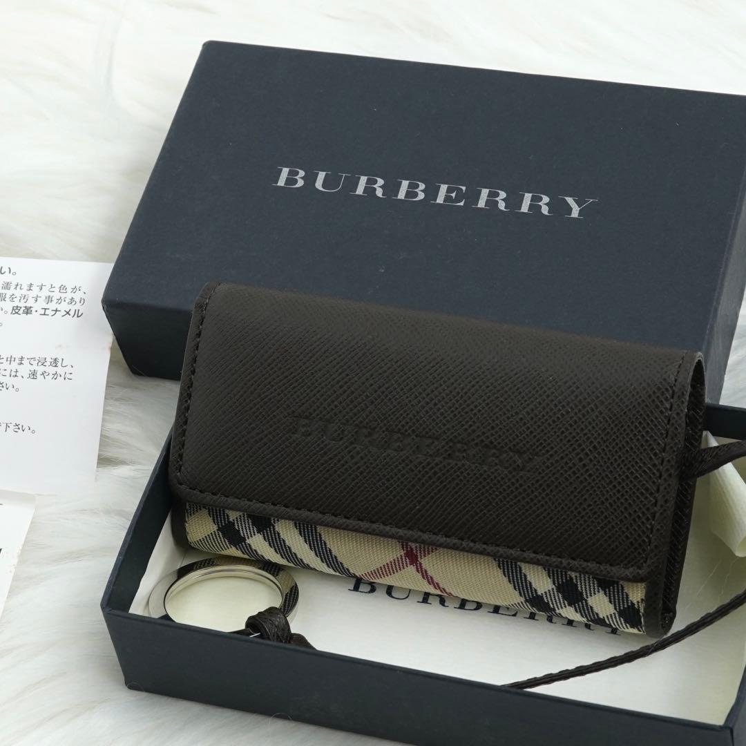 新品未使用品 箱付き BURBERRY キーケース ノバチェック おしゃれ 楽天
