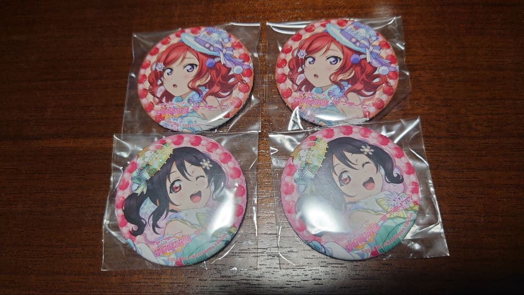 ラブライブ μ´s 矢澤にこ 西木野真姫 エアコミケ 缶バッジ