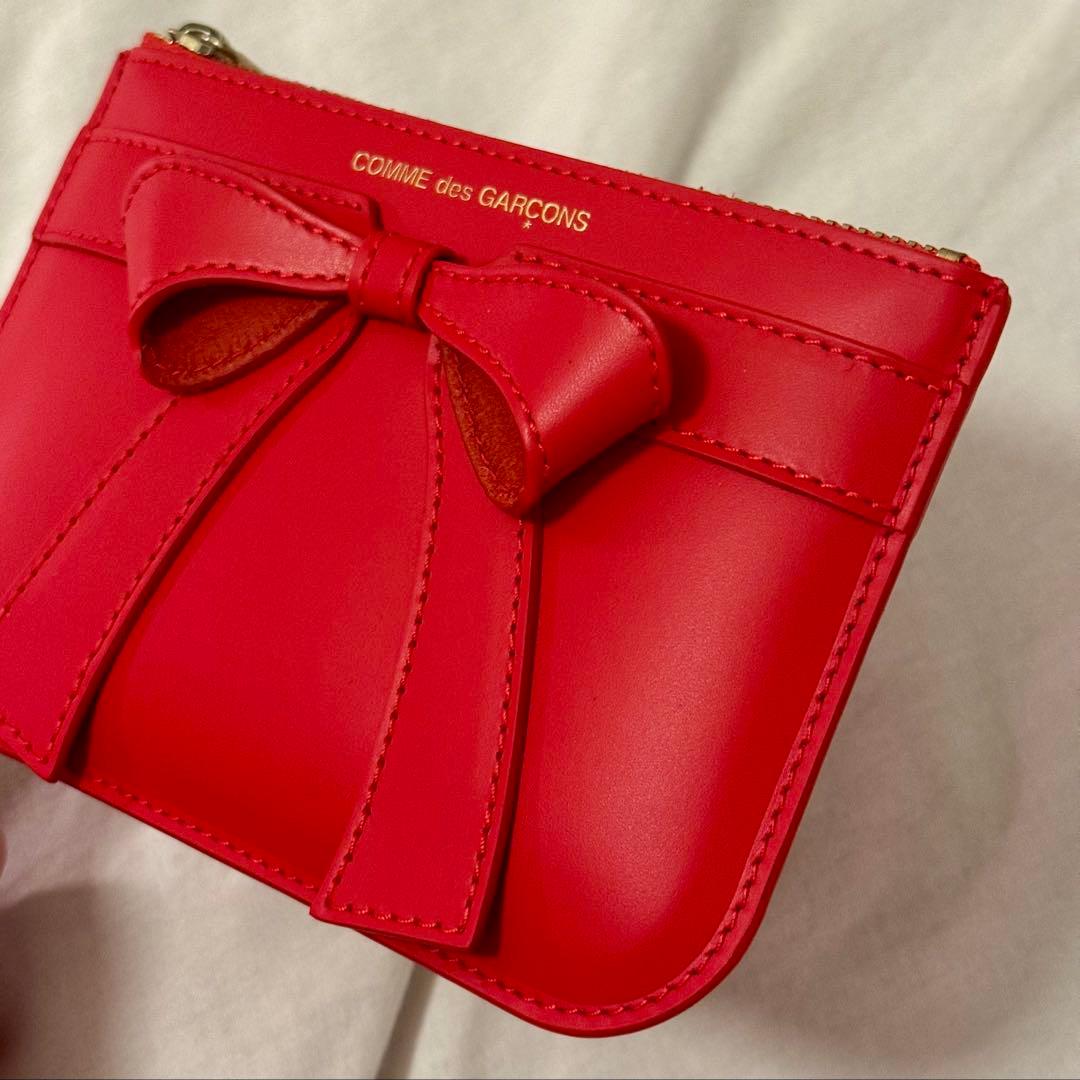 R*N様 COMME des GARCONS リボン付きケース レッド