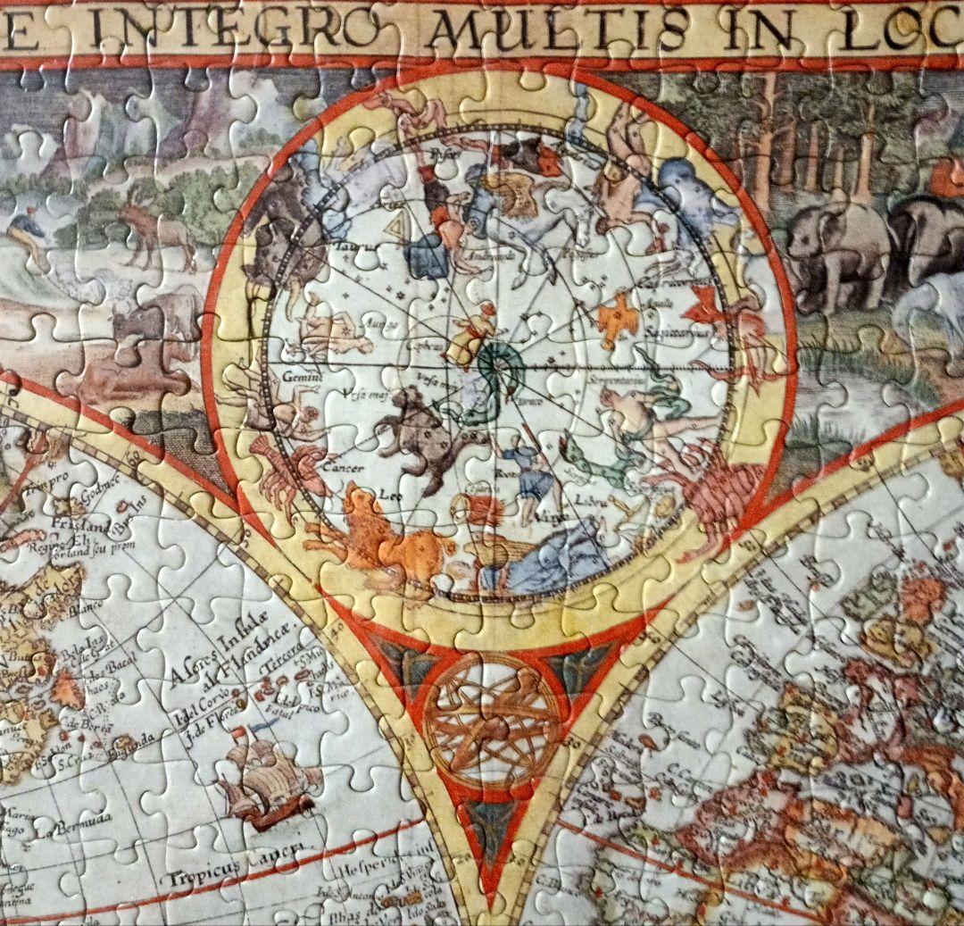 大人のパズル古代世界地図1000ピース、70✖️50cmジグソーパズル