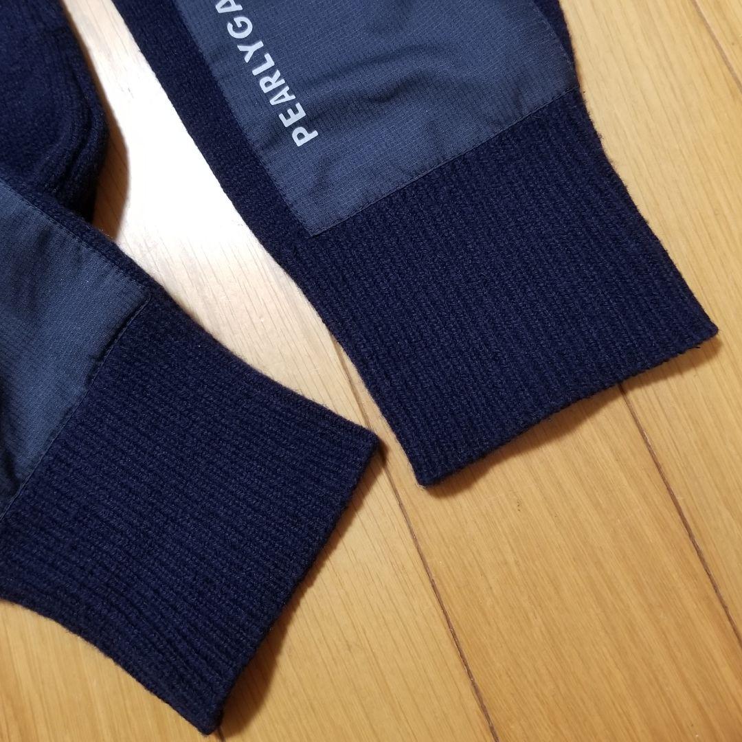 PEARLYGATESパーリーゲイツニットセーター　フード収納カシミヤ混サイズ2
