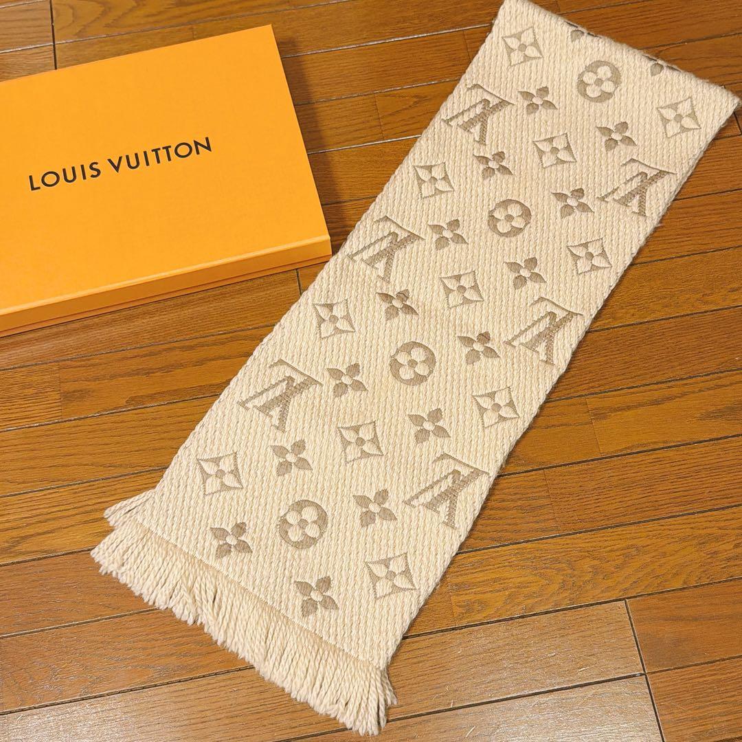 ルイヴィトン エシャルプ ロゴマニア エクリュ 廃盤 限定カラー - メルカリ