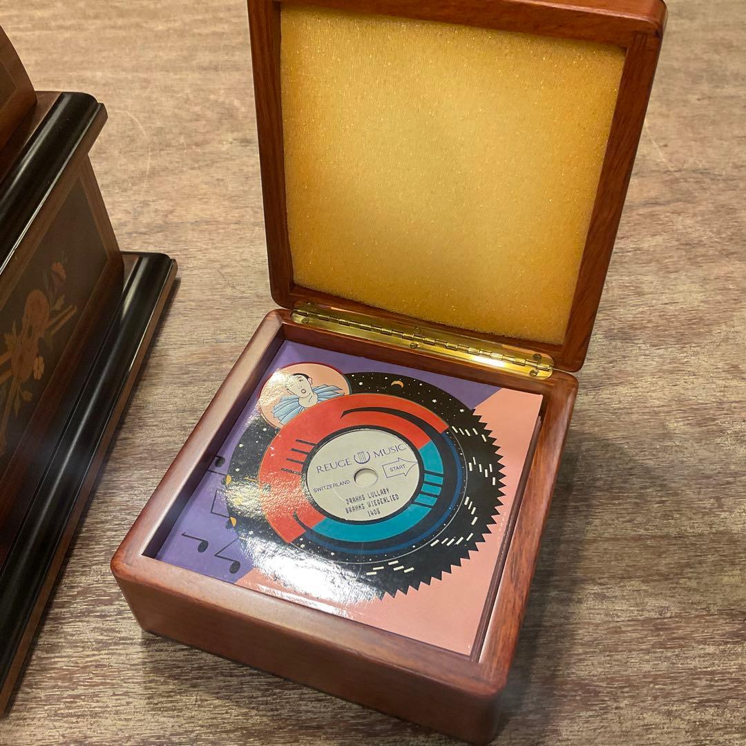 美品！REUGE リュージュ ディスク交換式 ドーム型 オルゴール 動作確認済