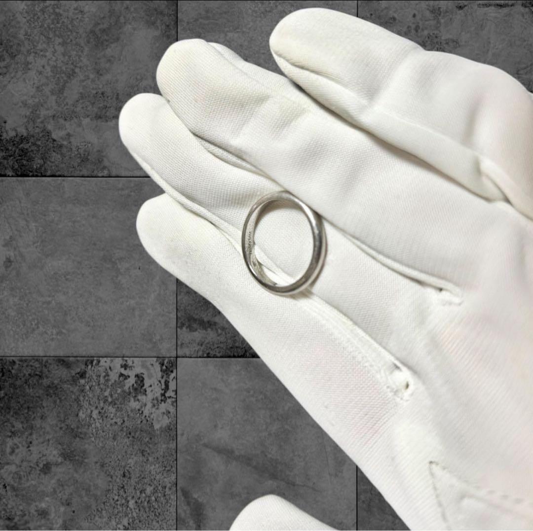 BVLGARI ブルガリ　リング 結婚指輪　プラチナ　シルバーリング　指輪