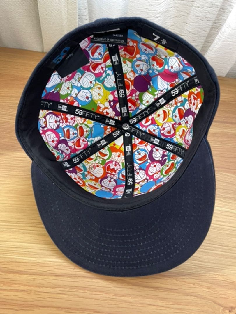 NEW ERAニューエラ 節約 キャップ ドラえもん50周年コラボ 7 5/8 NEW