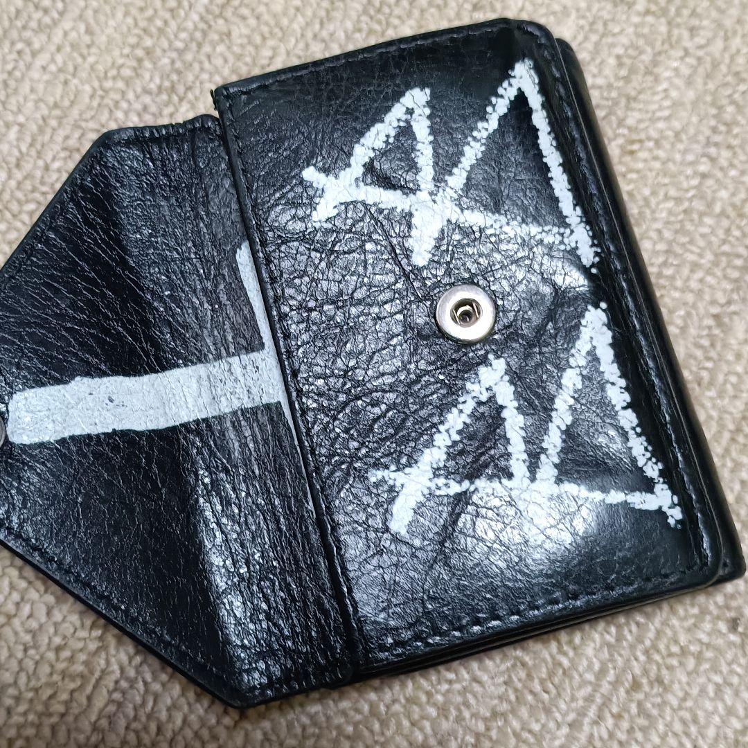 バレンシアガ ペーパーミニウォレット /グラフィティ 三つ折り財布