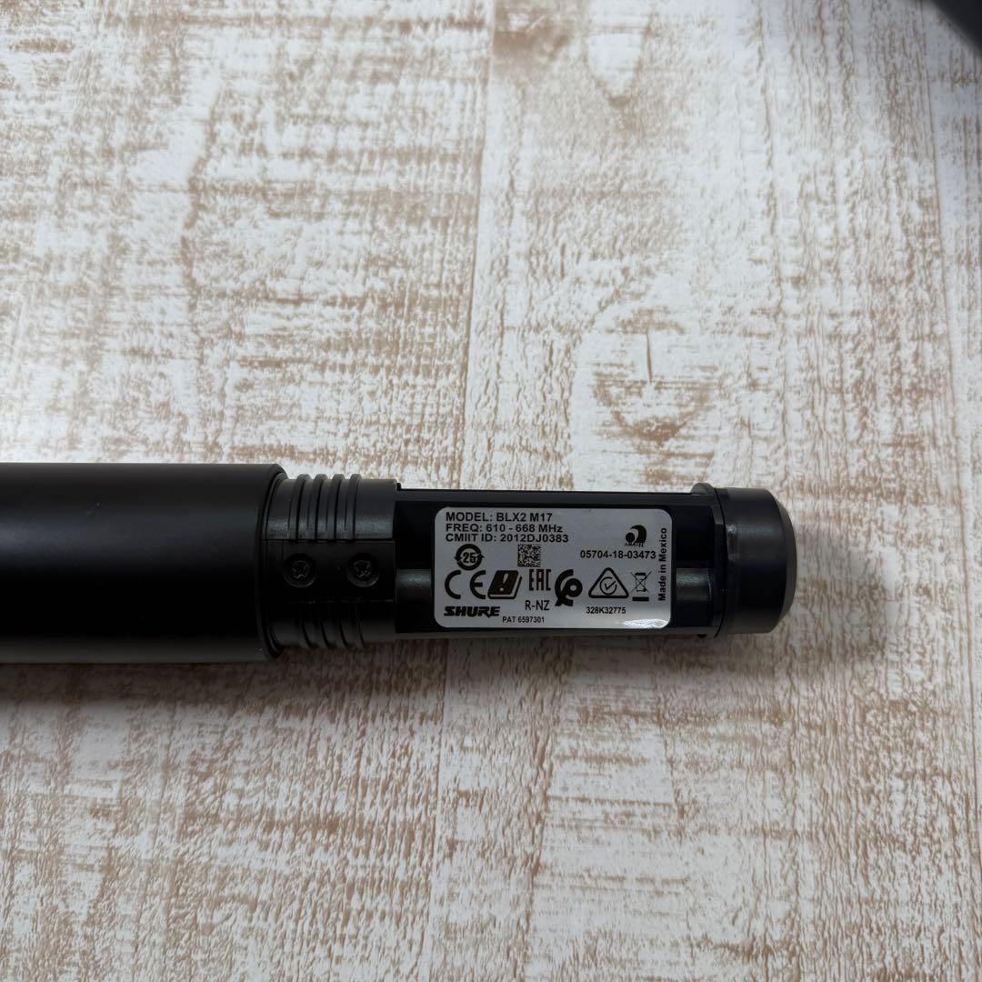 美品　SHURE BLX288J SM58-JB ワイヤレスマイクセット