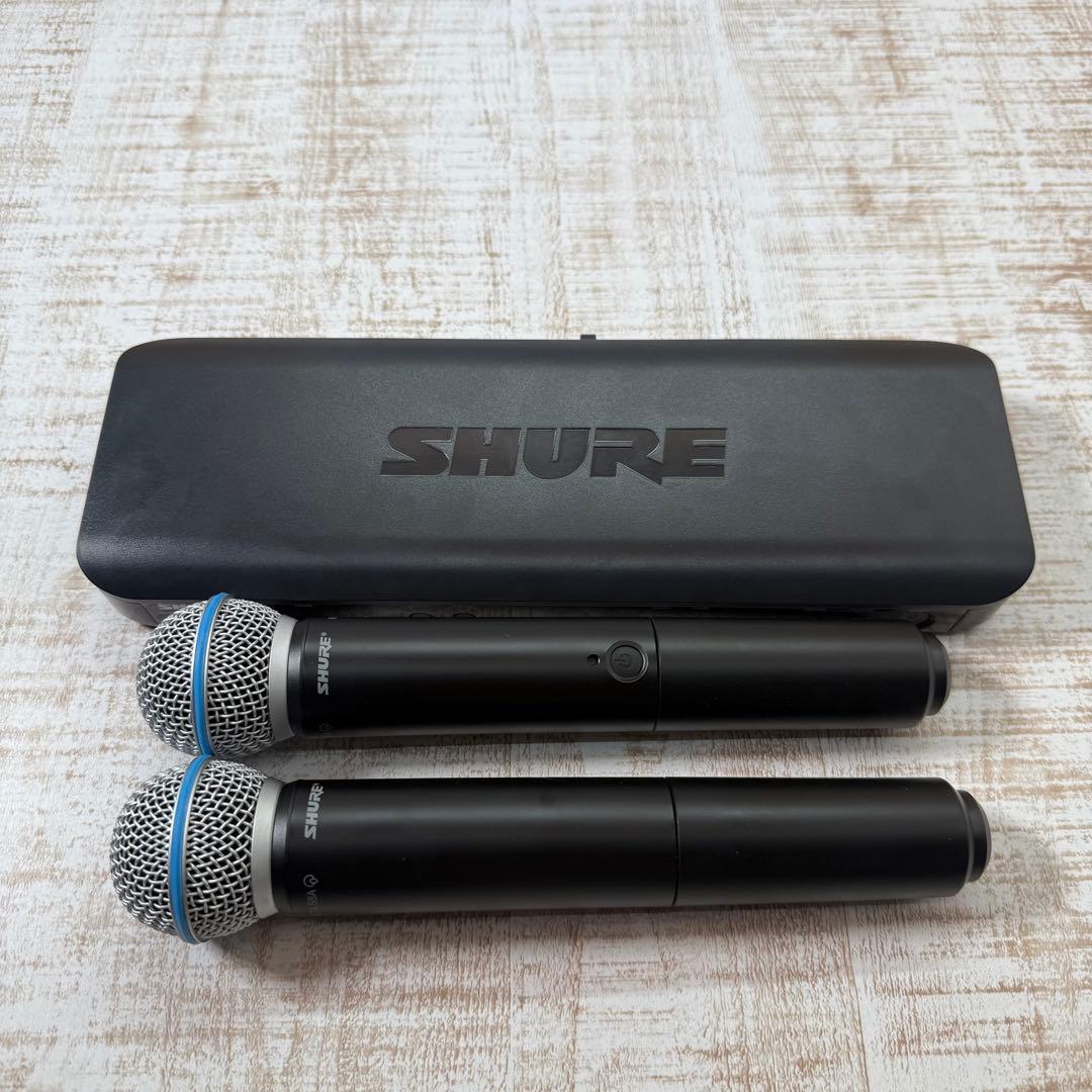 美品　SHURE BLX288J SM58-JB ワイヤレスマイクセット