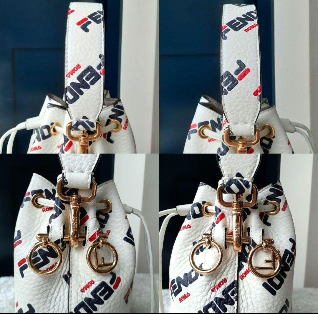 ⭐FENDI⭐ 美品 モントレゾール 巾着 ショルダーバッグ FILAコラボ