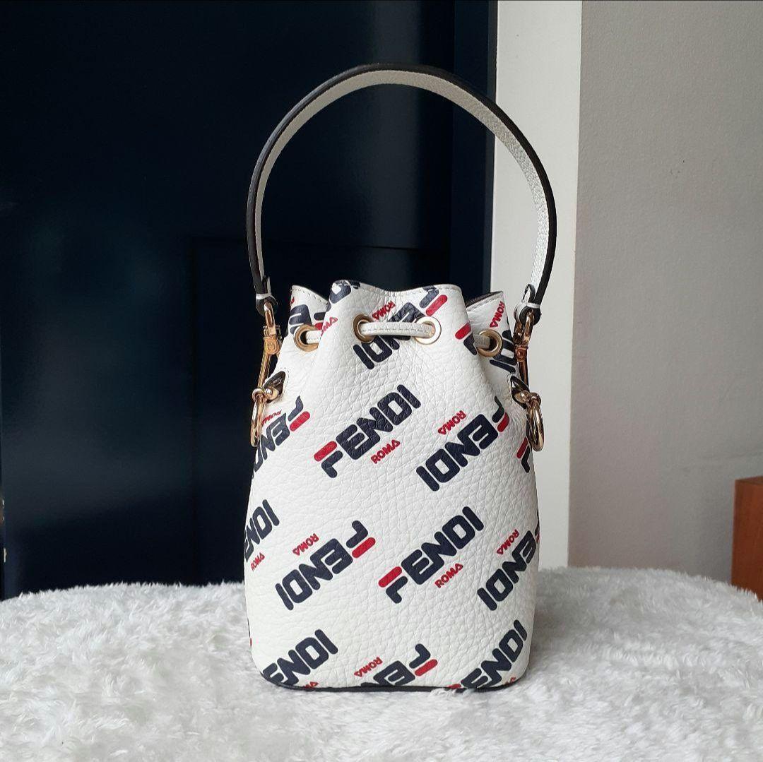 ⭐FENDI⭐ 美品 モントレゾール 巾着 ショルダーバッグ FILAコラボ