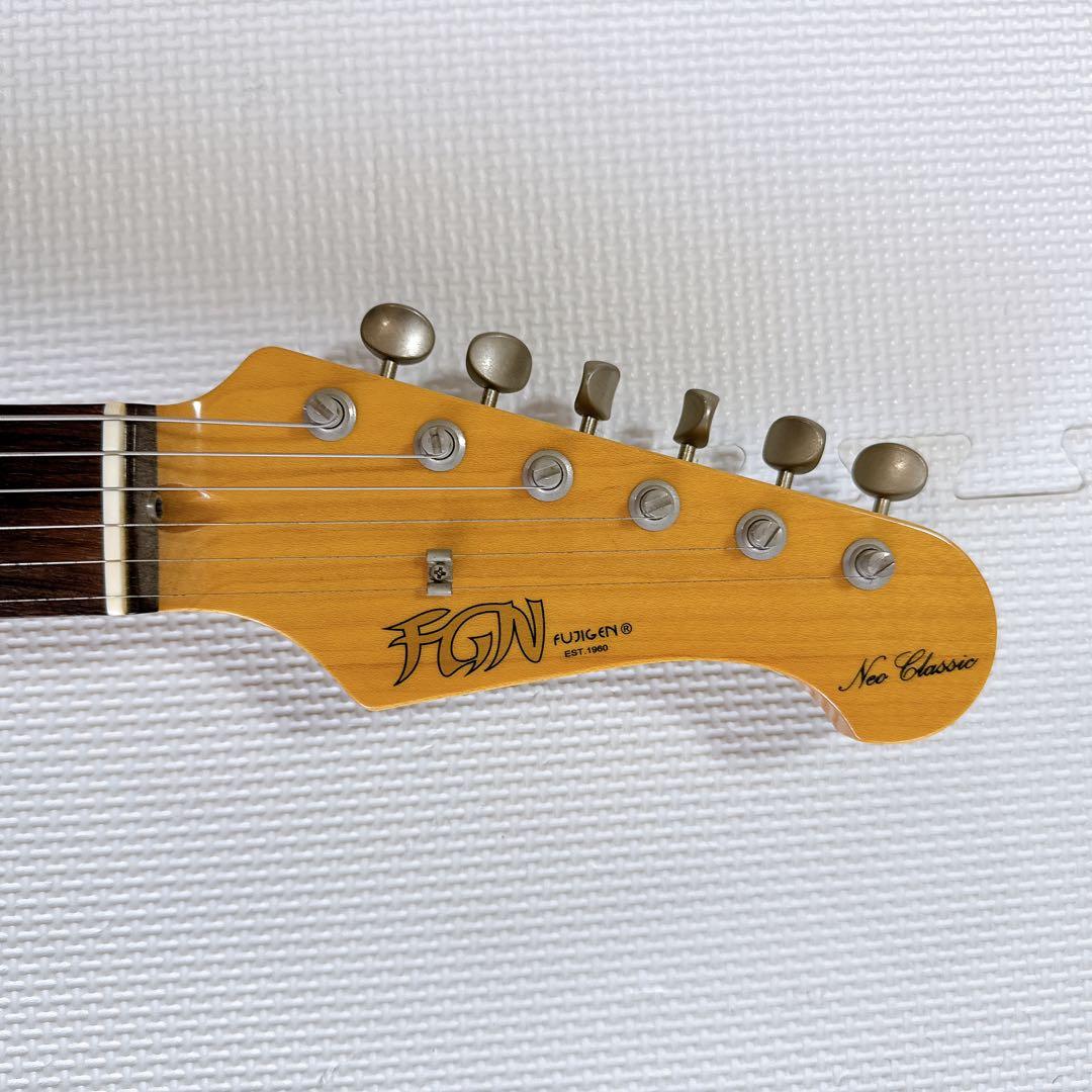 美品】フジゲンエレキギター NCST-10R/AL/SSH/3TS ストラト - メルカリ