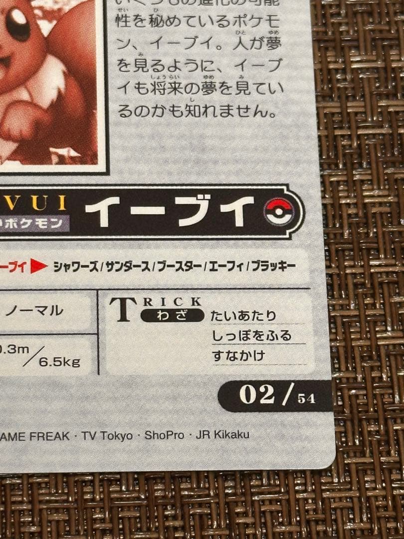 ポケモンカード　「イーブイ、将来の夢は？」