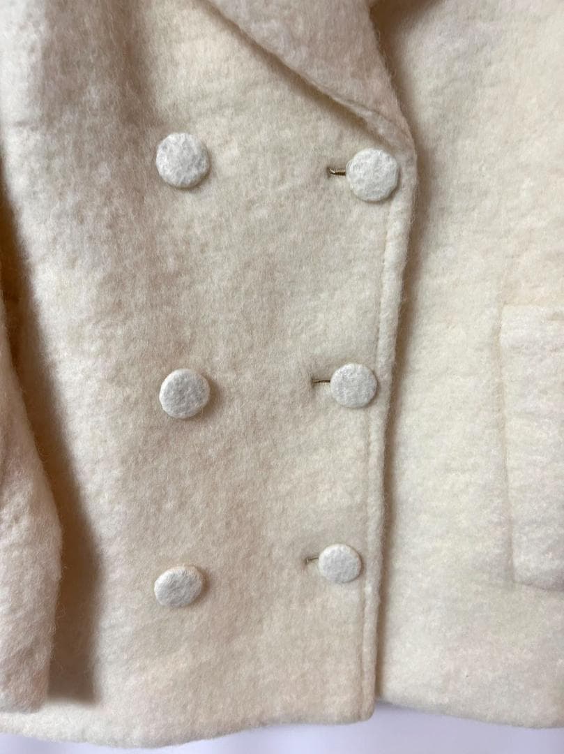 sheller handmade stitch wool jacket coat