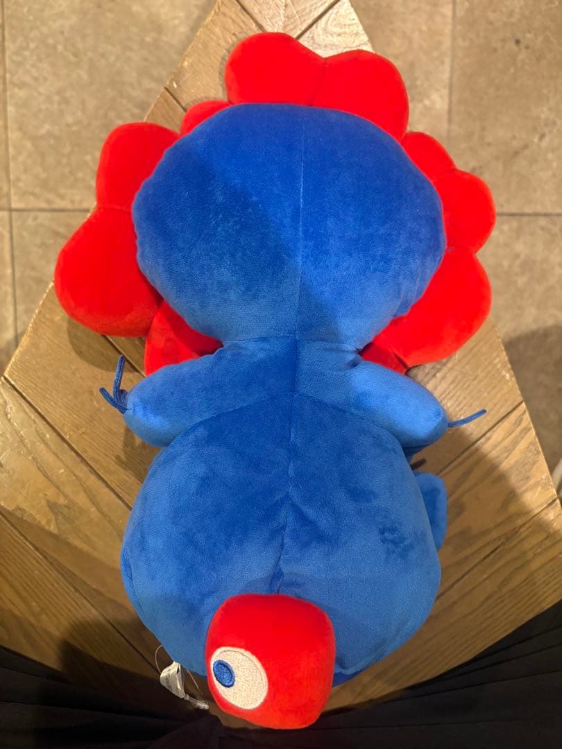 ミャクミャク お手玉風ぬいぐるみ L 赤青ノーマル 新品未使用