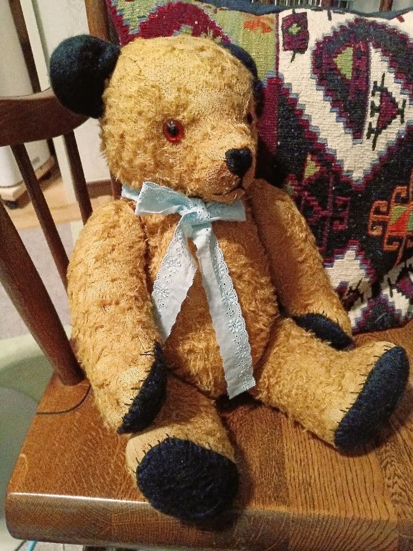 アンティークベア　テディベア　イギリス製　2点セット　チャドバレー他　衣装付き